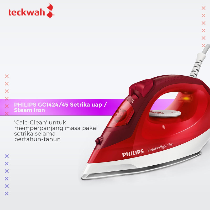 Philips GC1424/45 Setrika uap / Steam iron